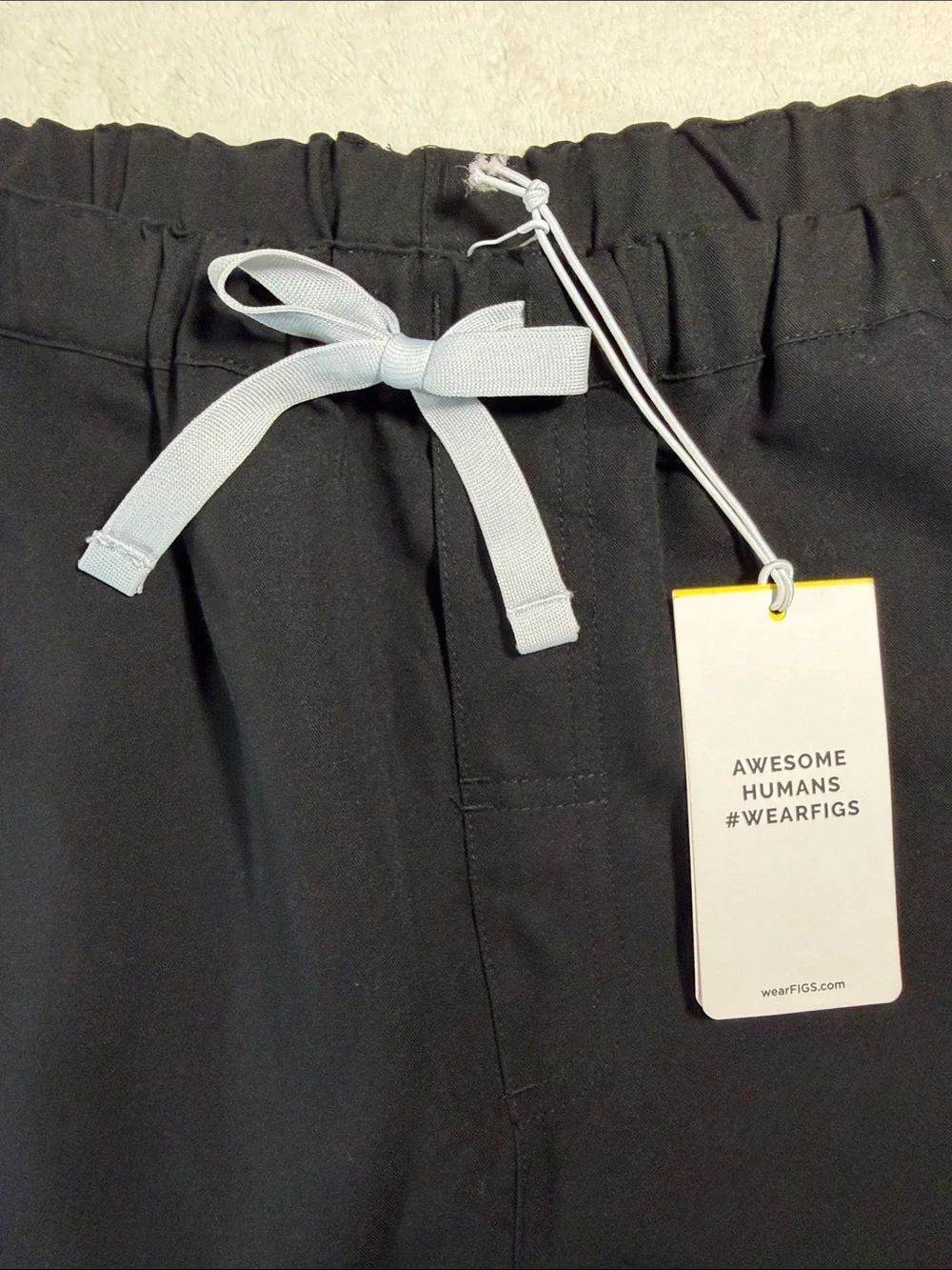 Figs Pisco Straight-Leg Black Scrub Men’s Pant Size Large NWT